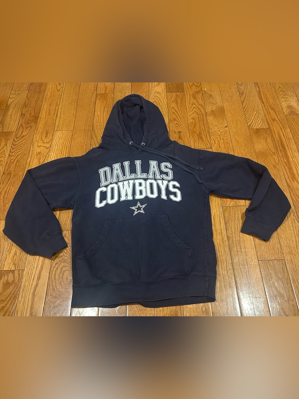 Dallas Cowboys Hoodie Sweatshirt Small Navy Blue NFL Football Pullover Authentic - Picture 2 of 8